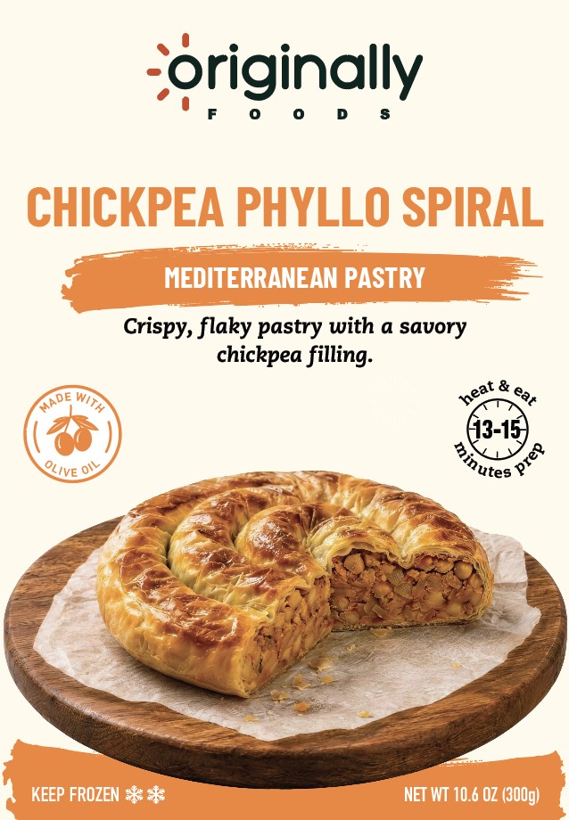 Chickpea Phyllo Spiral